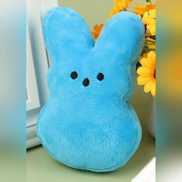 New in Pkg - Set of 6 Peeps Easter Bunny Plush Stuffed Animal Toys - Picture 6 of 7